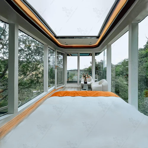 户外摄影基地旅游景点未来舱房 网红科技睡眠民宿 景区游客休息室