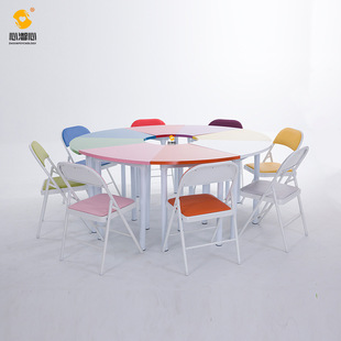 团体活动桌椅（8色）价格及使用介绍，团体辅导桌椅、团辅设备