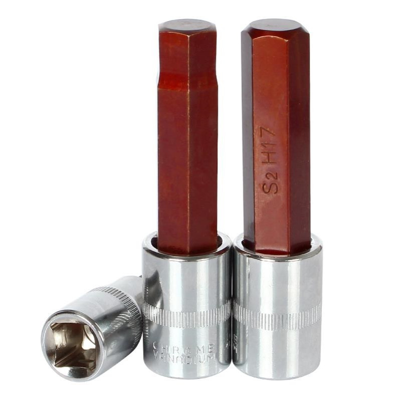 S2钢1/2大飞内六角套筒批头套装组合棘轮电动扳手风炮H12H10H6mm8