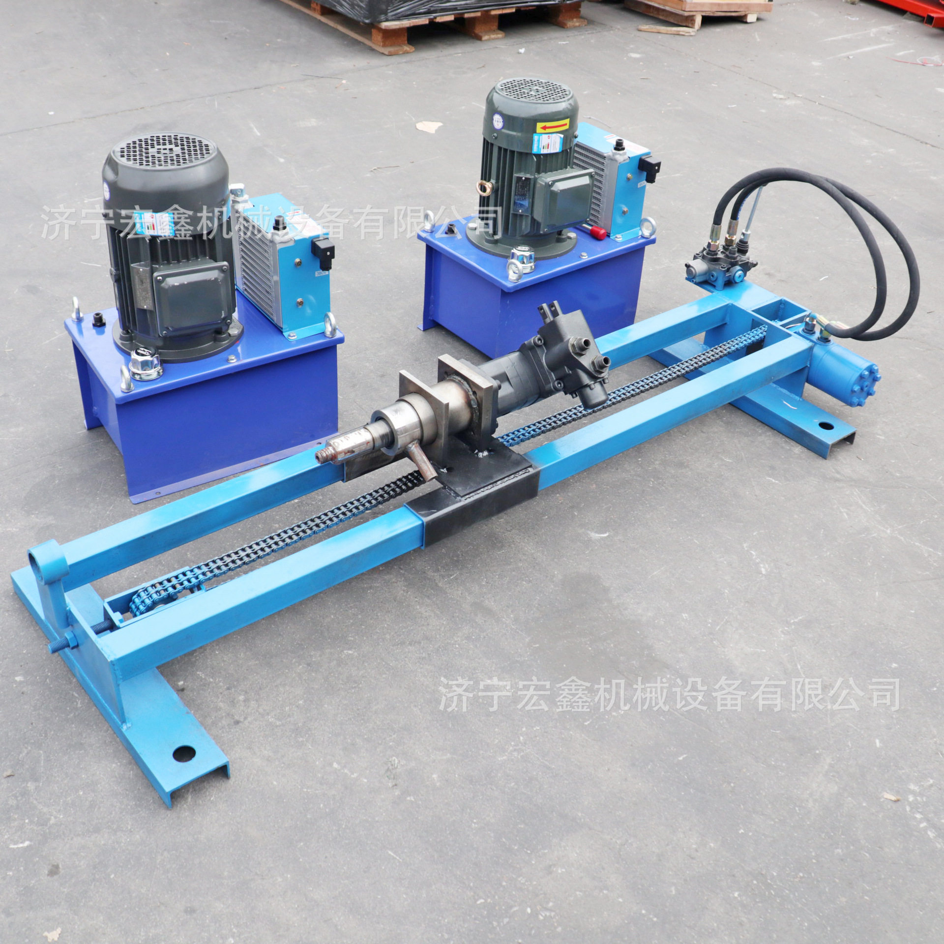 电动液压马路穿孔机横向水平穿管非开挖过路打眼机地下钻孔机