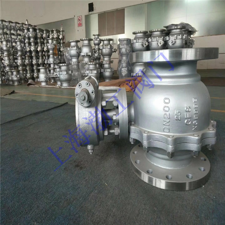 Q341H-40RL 316L不锈钢法兰球阀 Q341H 涡轮不锈钢球阀  DN65
