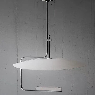 现代简约锅盖装饰咖啡厅艺术Sabine Charoy样板间创意设计师吊灯