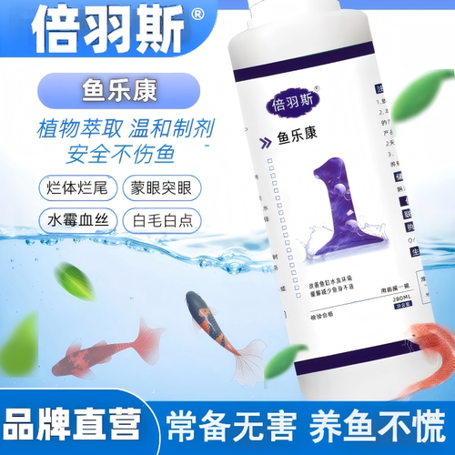 倍羽斯1号鱼白点净水霉烂身烂尾