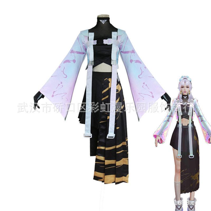 直供王者荣耀上官婉儿cos服农药天狼绘梦者限定皮肤cosplay