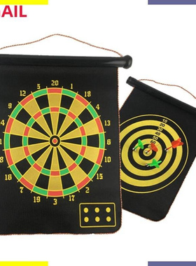 REGAIL 12寸飞镖 磁性飞镖 双面标靶 飞镖套装 加厚 配4镖
