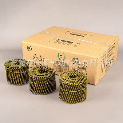 高强度螺纹卷钉穿透力强2138/2150/2564/38130木托盘木箱装订专用