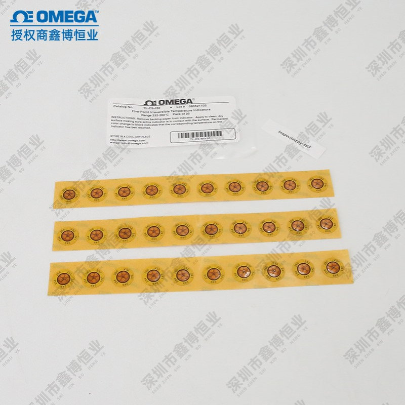 TL-F-105-10 TL-C5-450-30 4B-125奥米佳温度标签