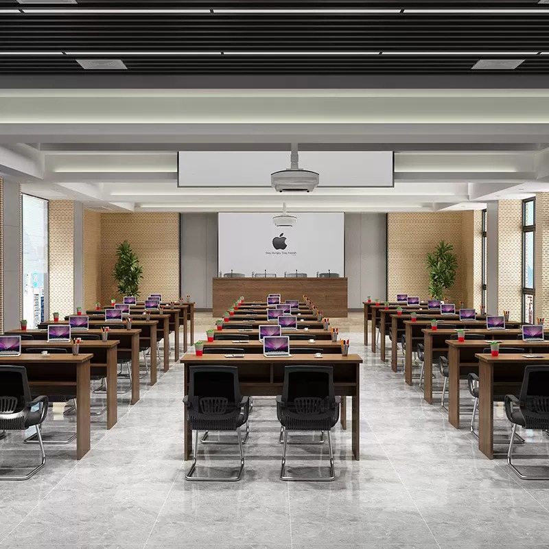 会议桌培训桌学校桌椅辅导桌书店培训阅读桌双人长条桌现代简约