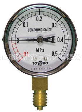 AT-G1/4-60X0.5MPaX-0.1MPa东洋计器兴业TOAKO连成计压力表