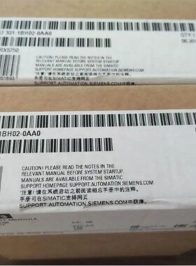 6ES7321-1BH02-0AA0数字量S7-300，SM321模块6ES7321-1BHO2-OAAO