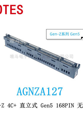 LOTES AGNZA127 GEN-Z 4C+ 20X 直立式母座 168Pin SMT 56G版