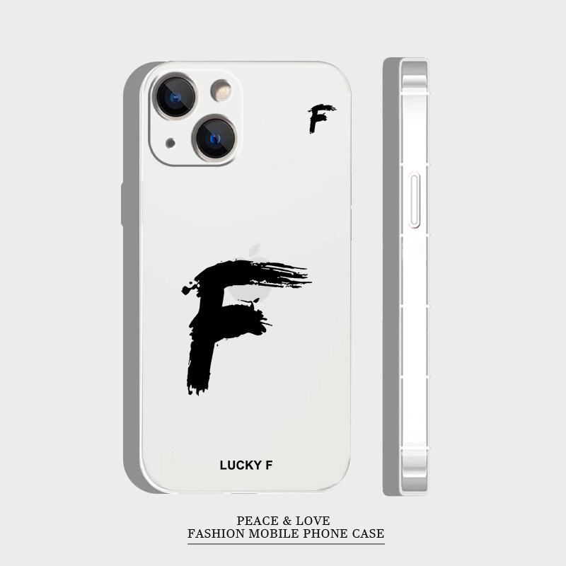 红米TURBO4适用苹果OPPOK13TURBO软iPhone14简约12ProMax手机壳16PLUS情侣幸运F字母VIVOIQOONEO11小众一加15,3C数码配件,手机保护套/壳,淘宝优惠券,粉丝福利购,淘宝优惠卷