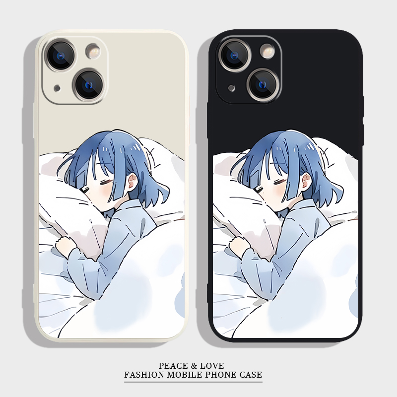 iPhone12ProMax睡觉山田凉OPPOReno13pro适用iQOOneo10苹果14软华为Pura70卡通15手机壳16plus二次元VIVOx200