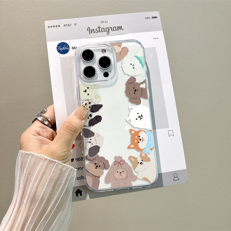 荣耀500pro可爱iPhone14带挂绳16plus卡通适用小米17p手机壳硬苹果15大孔华为MATE80PROMAX狗狗宠物粉一加13T,3C数码配件,手机保护套/壳,淘宝优惠券,粉丝福利购,淘宝优惠卷