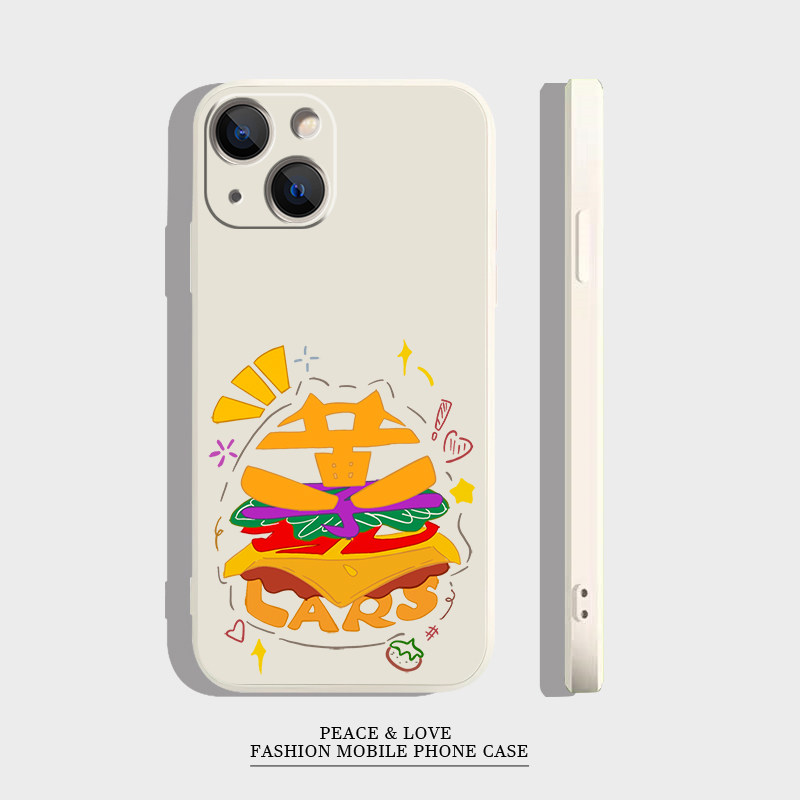 真我15适用荣耀MAGIC8苹果17黄子弘凡汉堡红米12C软iPhone16手机壳14PLUS创意VIVOIQOONEO11小众OPPOK13TURBO,3C数码配件,手机保护套/壳,淘宝优惠券,粉丝福利购,淘宝优惠卷