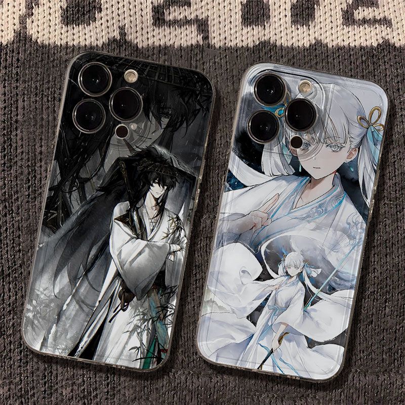 适用16PLUS苹果14透明iPhone12国风VIVOX300PRO卡通红米K90鸣潮仇远今汐枕梦山河15ProMax软手机壳小米17动漫