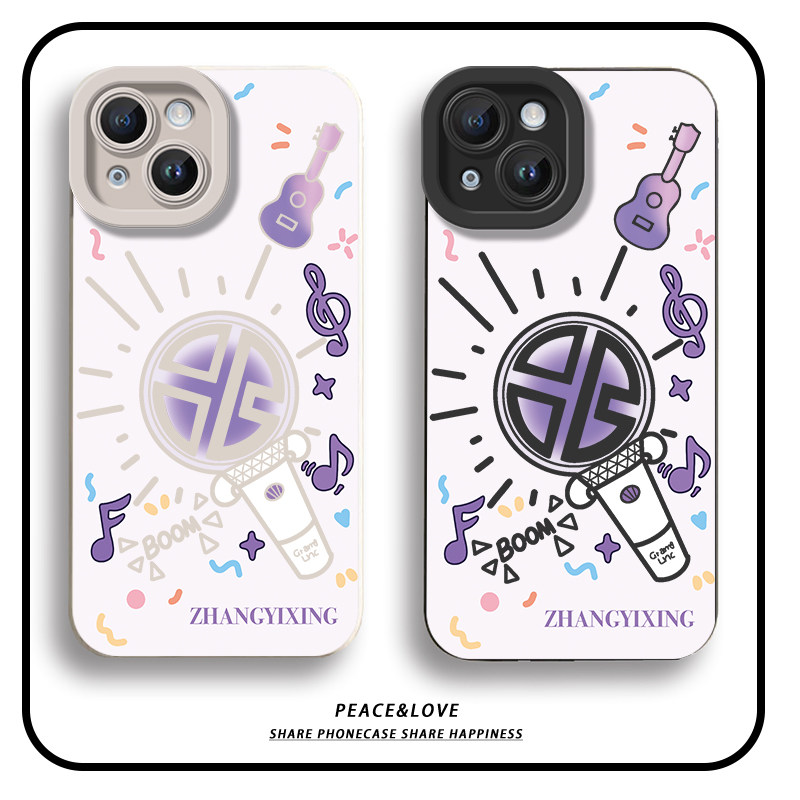 iPhone14ins风手机壳苹果13软16Plus适用华为NOVA15小众VIVOIQOOZ11瞳眼小米17ProMax张艺兴应援棒荣耀PLAY9T