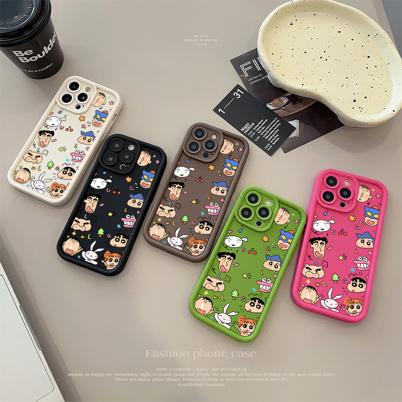 苹果15适用软16卡通VIVOIQOO13围绕小新一家14plus糖果12ProMax手机壳iPhone可爱华为Mate60新款a5华为畅享80