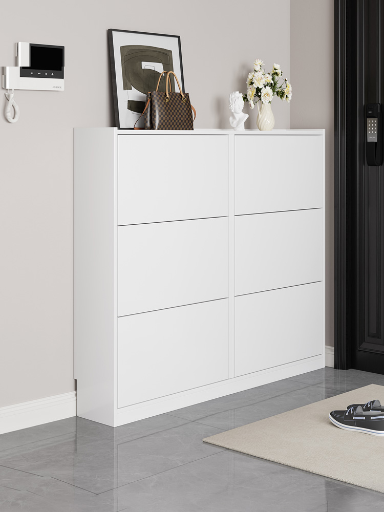 门上超薄翻斗鞋柜，窄储物柜，集成壁挂式2025新入口带抽屉入口柜