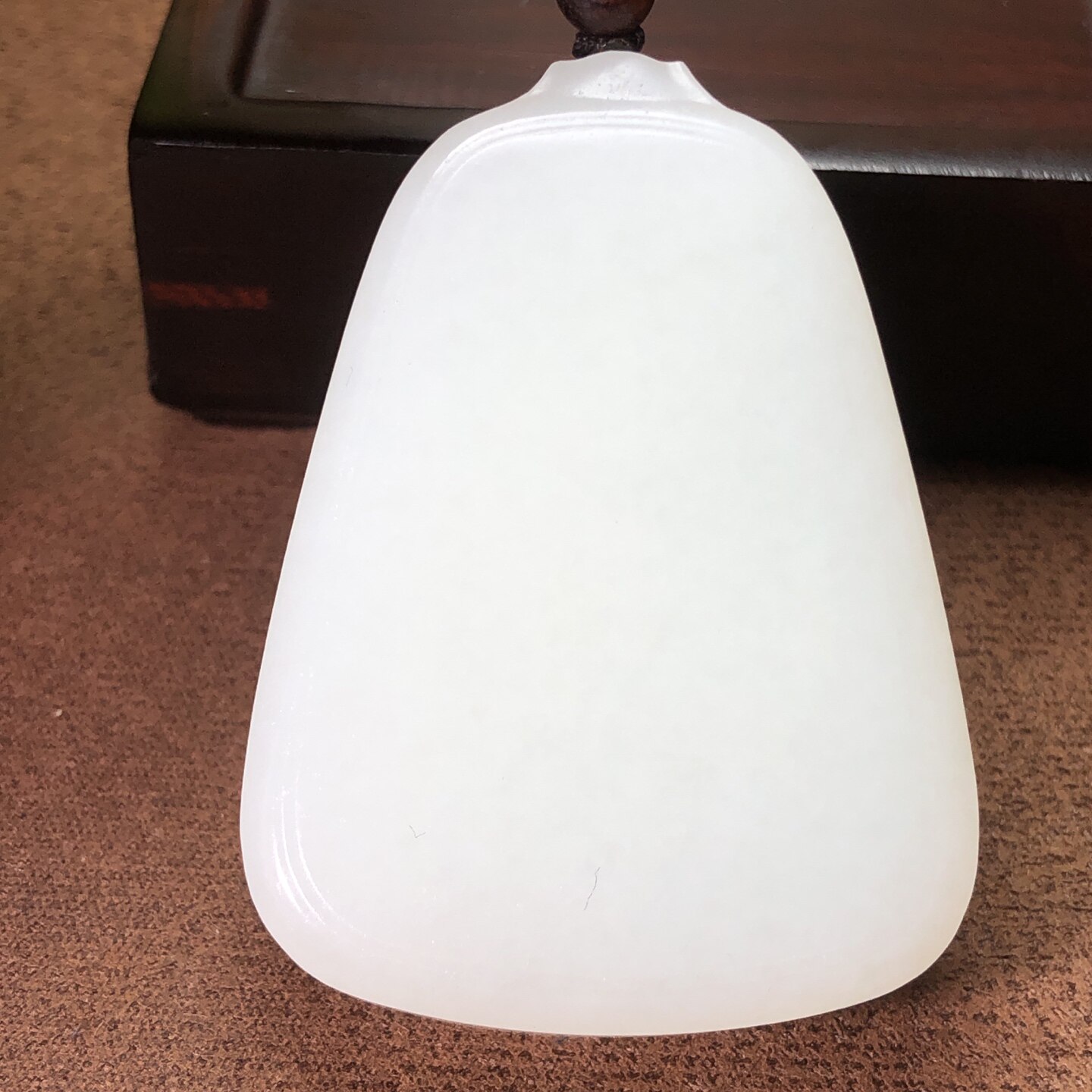 真品双证天然新疆籽料羊脂白玉石平安无事牌吊坠男女收藏级大尺寸