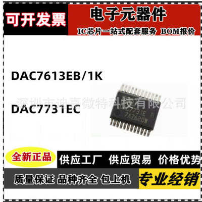DAC7731EB  DAC7613E/EB/1K DAC7731E/1K/EB/EC 7731  SSOP-24