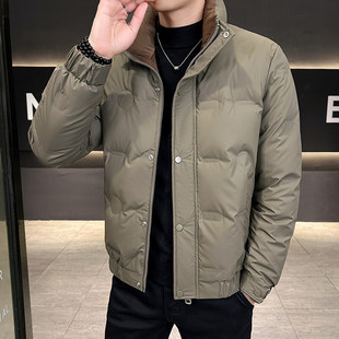 佑步仕羽绒服男冬季新款休闲白鸭绒保暖夹克外套潮流短款防寒衣服