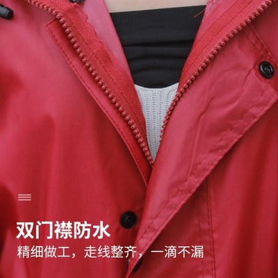 女款外穿雨衣成人雨披全身一体式电动车人车分离暴雨防雨服加厚男
