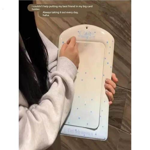 超大卡套巨型卡套明星小卡海报收纳追星展示挂件情侣闺蜜照片卡套