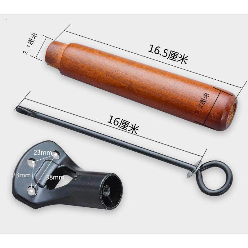铁锅木手柄炒锅锅把手实木锅把手柄锅柄炒锅把手手柄配件通用