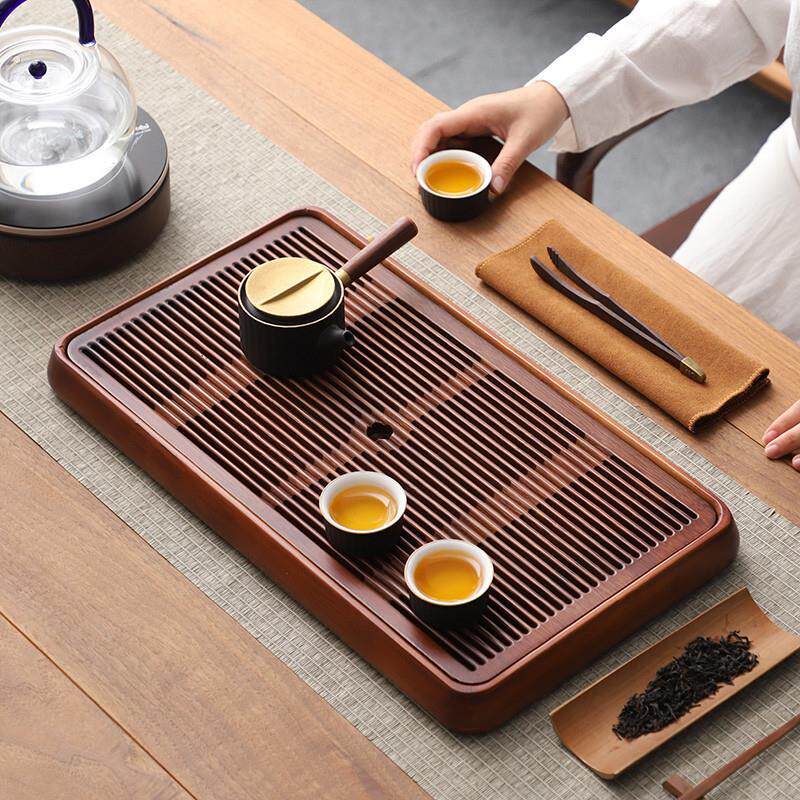 茶盘家用托盘功夫茶具套装2025新款茶海竹实木客厅沥水干泡小茶台