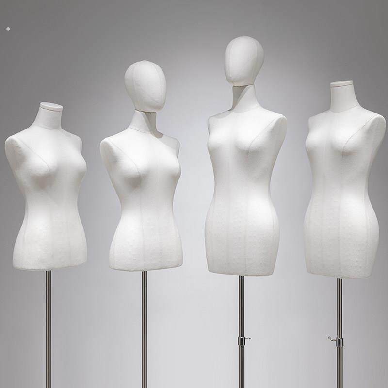 设计人偶女装服装店专用橱窗模特展示架插针泡沫人台立体裁剪