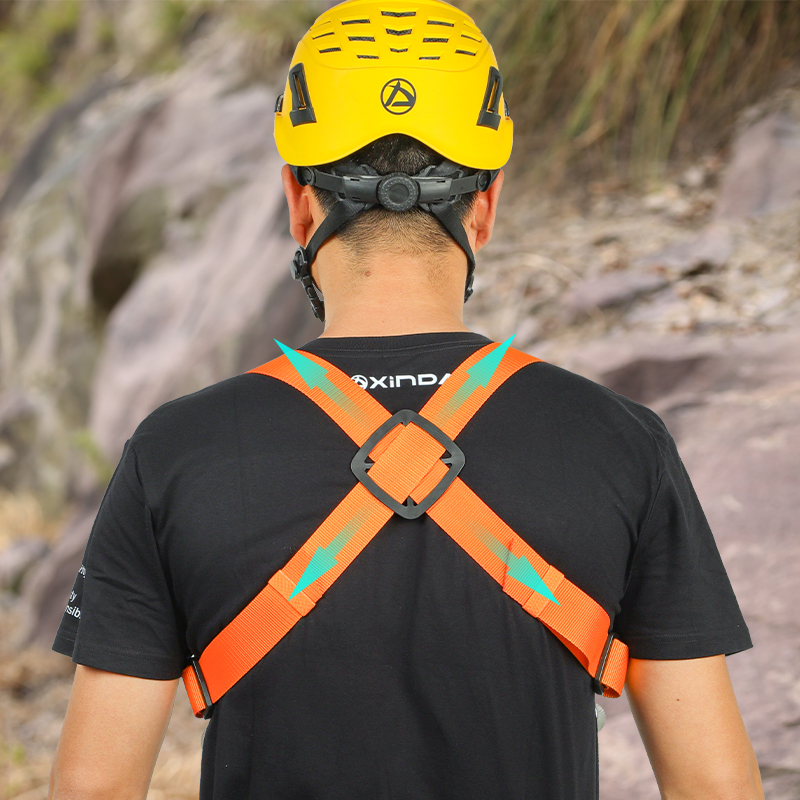 欣达SRT胸式肩带防水防污登山攀岩高空作业救援探洞上升安全带