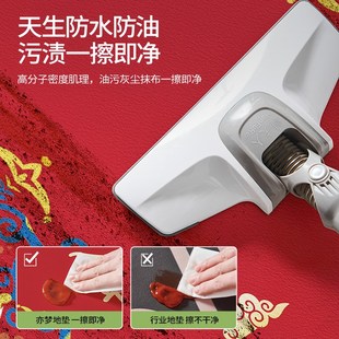 入户门地垫家用脚垫进门门口玄关地毯红色喜庆地毯乔迁免打理地垫