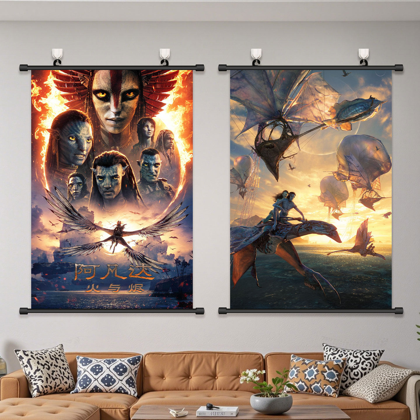 阿凡达3火与烬挂画Avatar3海报