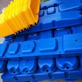 鱼塘增氧机叶轮式 水车浮船及塑料配件