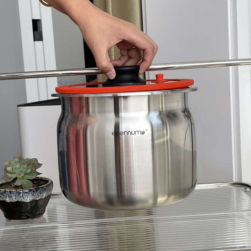 出口芬兰米面桶密封罐茶叶五谷杂粮收纳盒304不锈钢咖啡豆保存罐