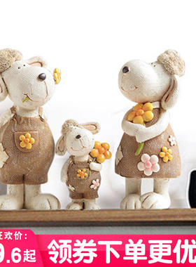 优选欧式生肖创意客厅家居饰品 家装装饰品家里电视柜摆件三羊开
