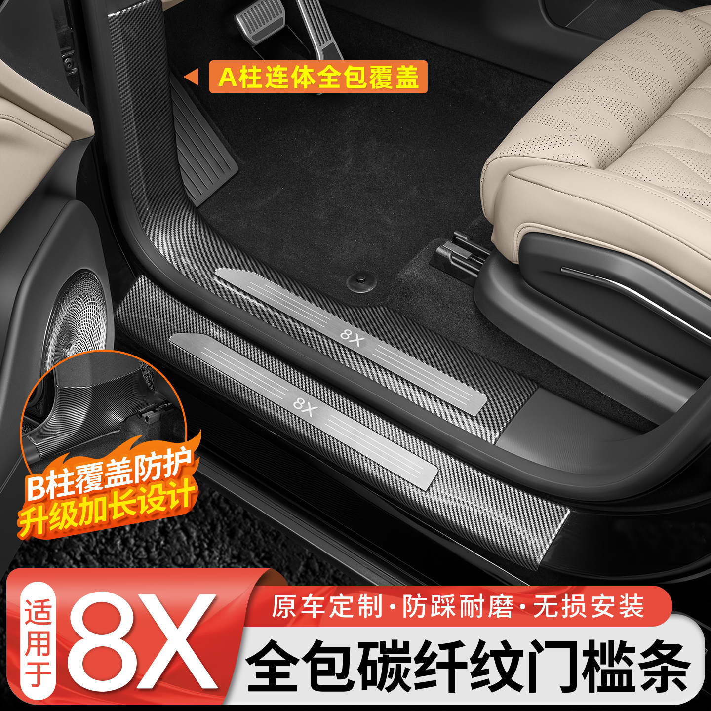 【官方推荐】8X碳纤纹护板