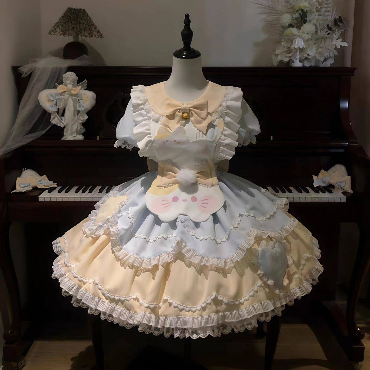 甜茶少女lolita甜茶喵洛丽塔op