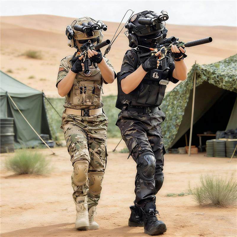 儿童特种兵作战服迷彩服三角洲套装军训学生夏令营户外威龙cos服