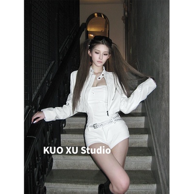 【送运费险】ootd早秋皮夹克外套