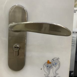 海诗蔓门锁室内卧室房门锁现代家用锁具轴承锁门把手连体木门锁