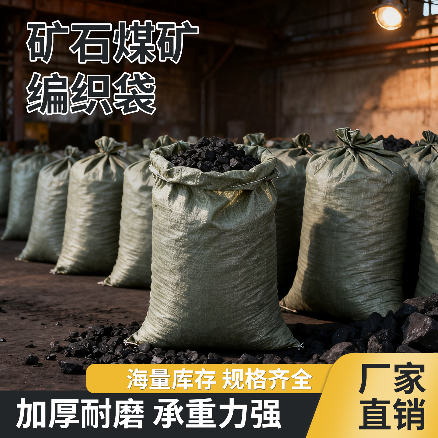 矿石煤炭编织袋批发尼龙口袋装修建筑垃圾袋子大容量厂麻袋蛇皮袋