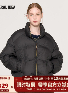 GENERAL IDEA BY BUMSUK泡泡加长袖手套设计棉服外套保暖面包服女