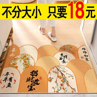 防滑门垫家用进门口玄关防滑地毯裁剪 加厚简约入户门地垫2025新款