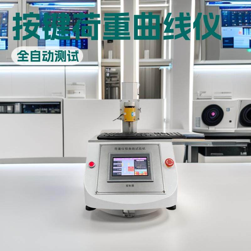 全自动键盘按键荷重位移曲线试验机触控式硅胶按键荷重曲线仪开关