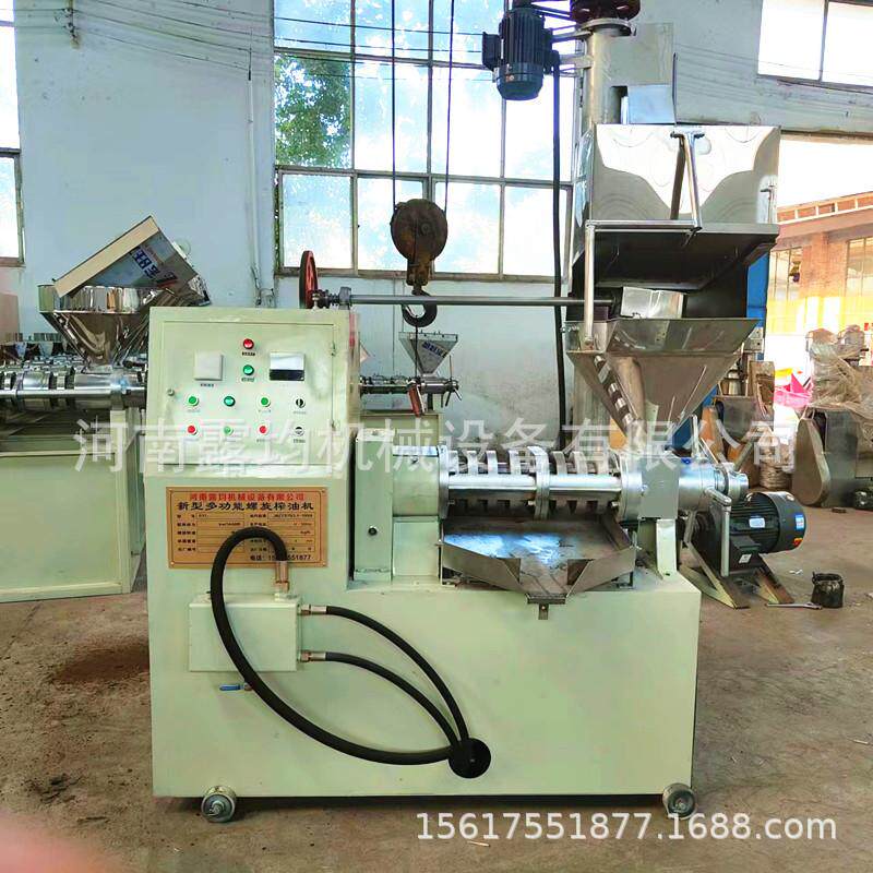 低温冷榨豆油螺旋压榨机设备 全自动商用中大型油坊榨油机流水线