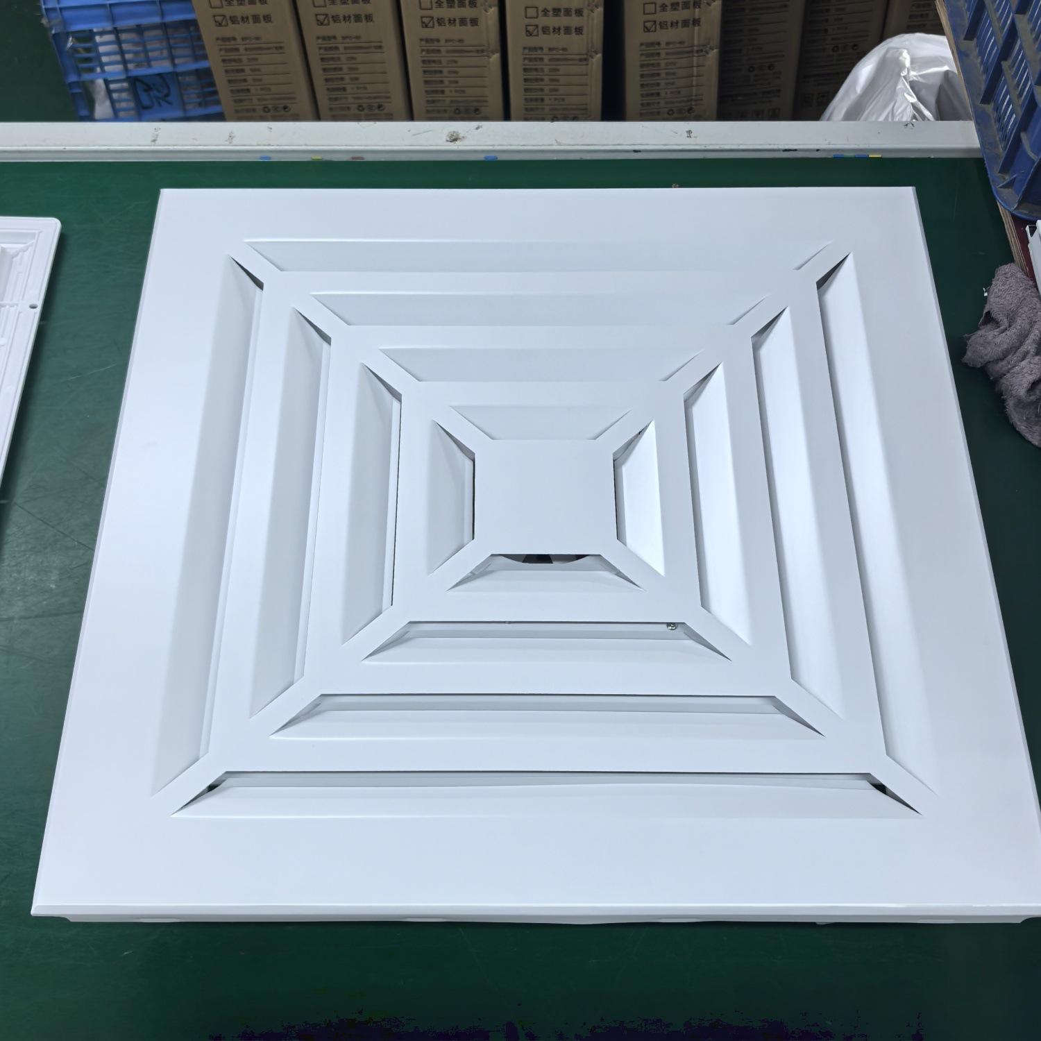 集成吊顶工程换气扇50W 600x600mm排气扇天花板铝扣板嵌入排风扇