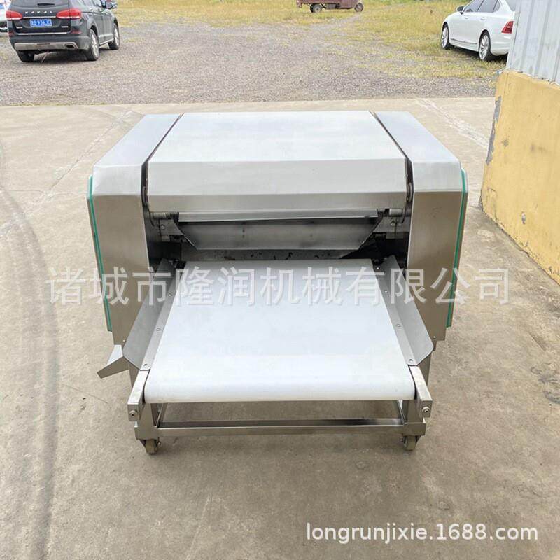 不锈钢鸡胸肉去皮机屠宰场连续式鸡腿剥皮机全自动鸡脖鸭脖脱皮机