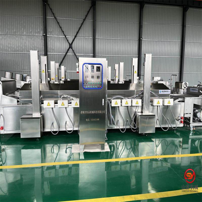 鱿鱼须上粉机 全自动滚筒式裹粉机设备 牛蛙块上粉油炸生产线